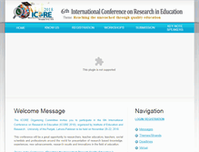 Tablet Screenshot of icore-ier.com
